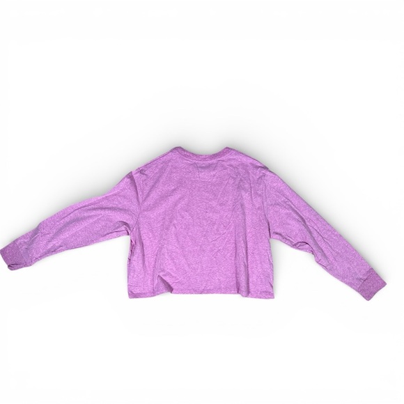 Under Armour Cropped Long Sleeve Tee Pink Size XS - Picture 6 of 6